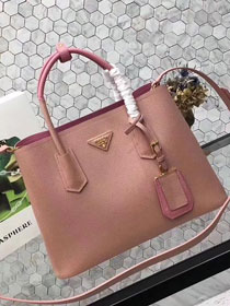 Prada saffiano lux tote original leather bag bn2756 pink