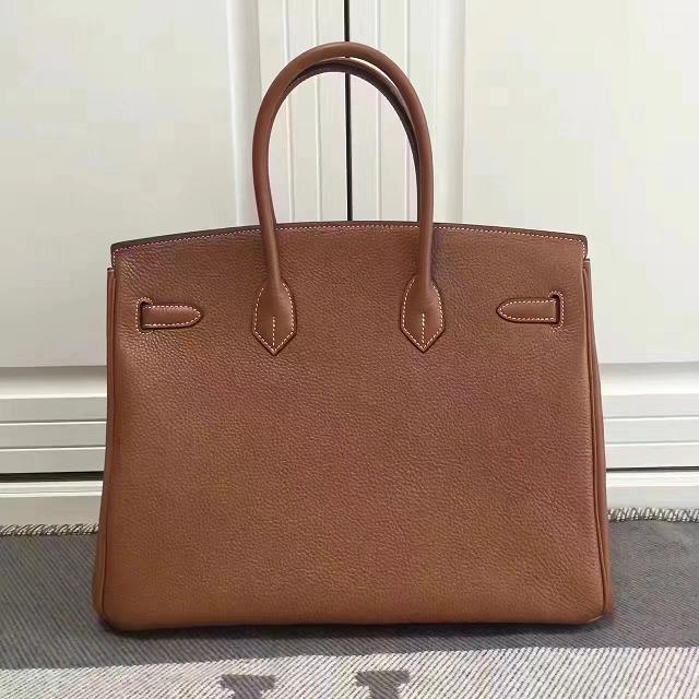 Hermes imported togo leather birkin 35 bag H0035 coffee