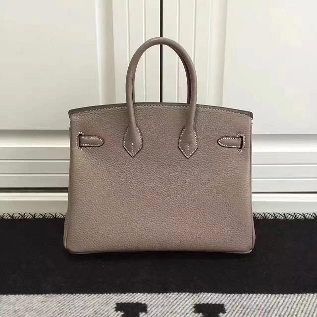Hermes imported togo leather birkin 35 bag H0035 light gray