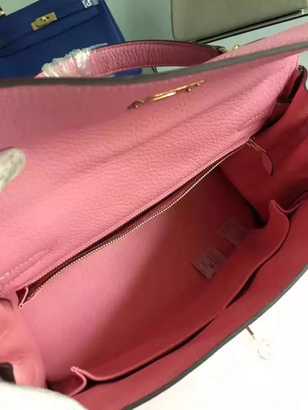 Hermes togo leather kelly 32 bag K032 pink