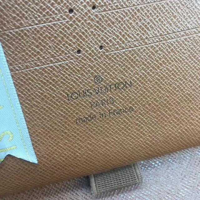 Louis Vuitton top origial monogram canvas zippy organiser wallet M60002