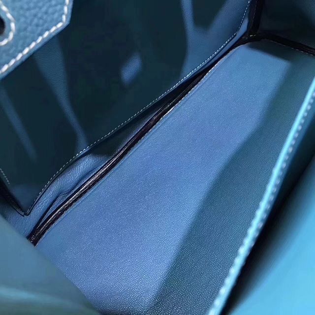 2017 hermes original togo leather birkin 35 bag H350 blue&gray