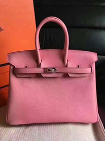 Hermes original epsom leather birkin 35 bag H35-3 pink