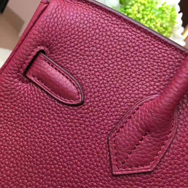 Hermes original togo leather birkin 35 bag H35-1 burgundy
