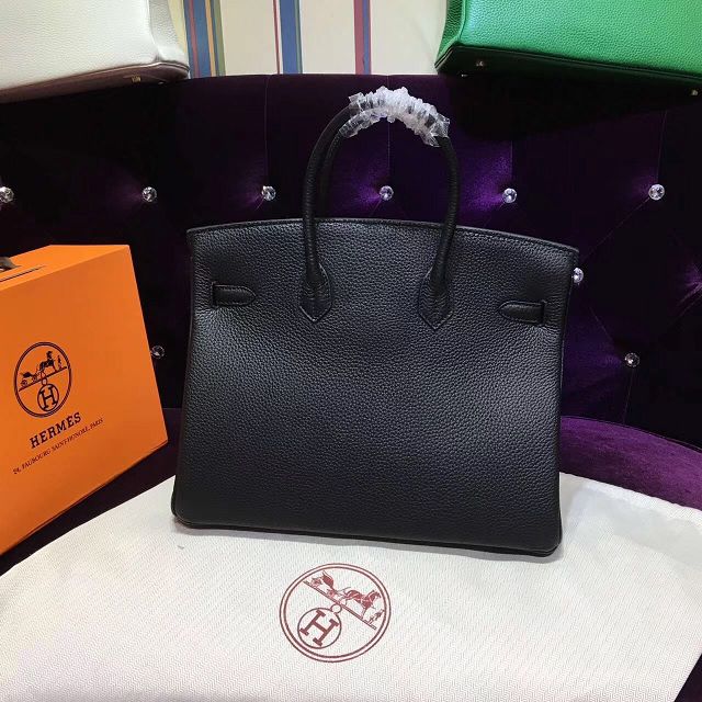 Hermes top togo leather birkin 30 bag H30-2 black