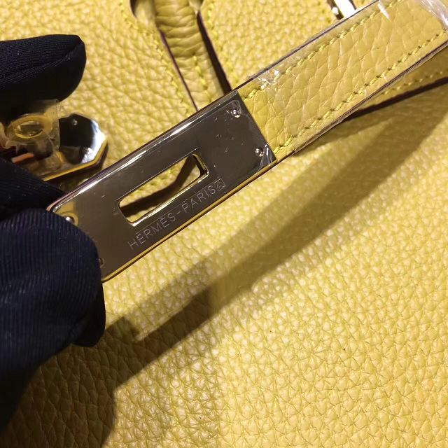 Hermes top togo leather birkin 30 bag H30-2 yellow