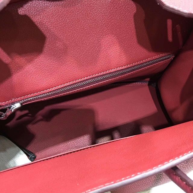 Hermes top togo leather birkin 35 bag H35-2 burgundy