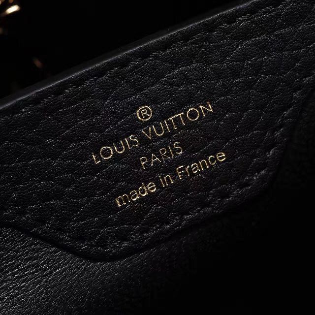 2017 Louis vuitton original taurillon leather capucines BB M54419 black