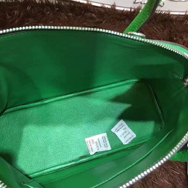 Hermes calfskin small bolide 27 bag B27 green