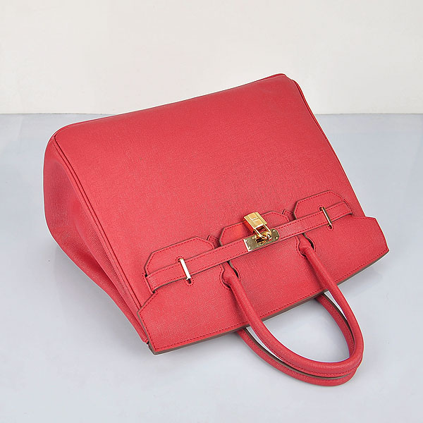 Hermes original epsom leather birkin 35 bag H35-3 red