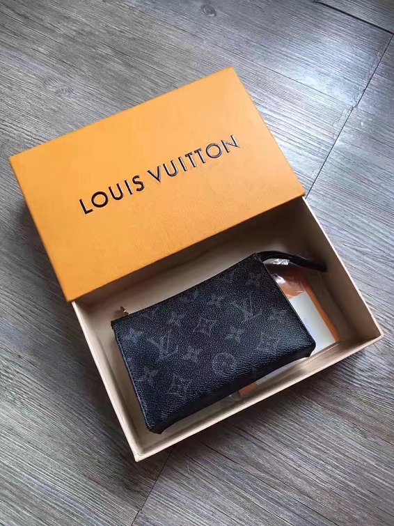 Louis Vuitton damier canvas toiletry pouch 15 M47546 black