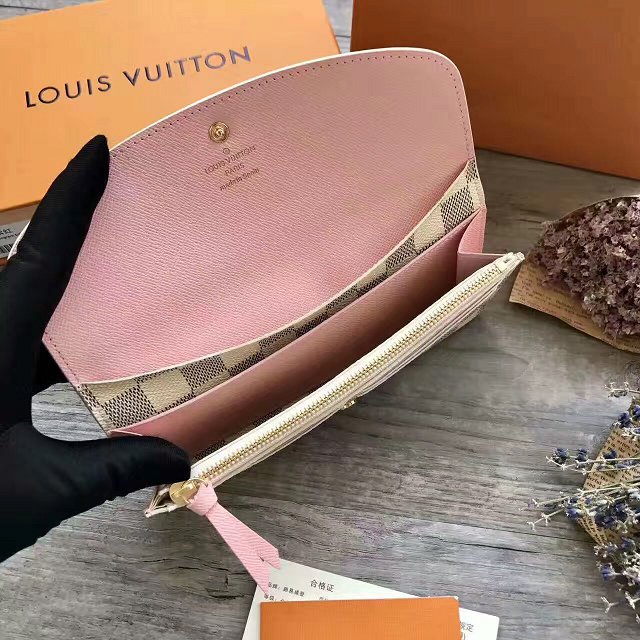 Louis Vuitton damier azur emilie wallet N63546 