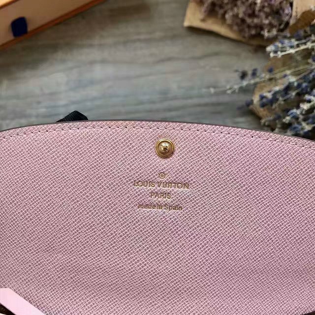 Louis Vuitton monogram canvas emilie wallet M61289 pink