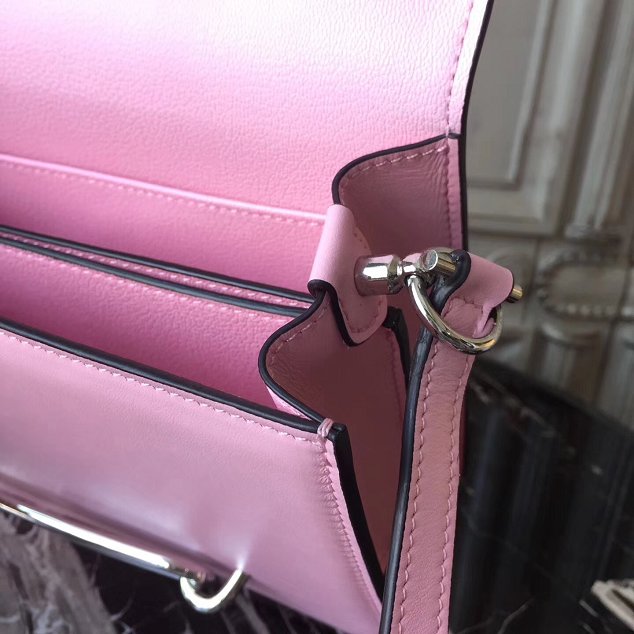 Hermes original swift leather roulis bag R018 pink