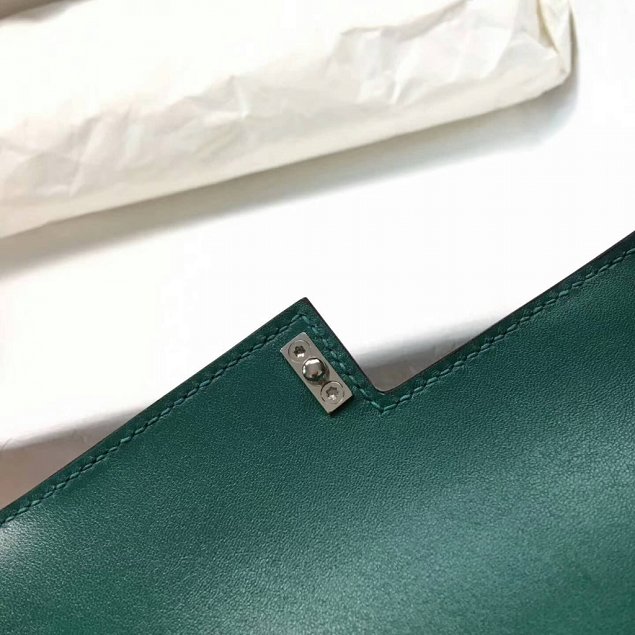 Hermes original epsom leather verrou chaine bag V23 olive green