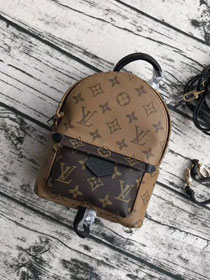 Louis vuitton original monogram Reverse palm springs backpack mini M42411