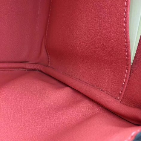 Hermes original top togo leather large lindy 34 bag H34 white&pink