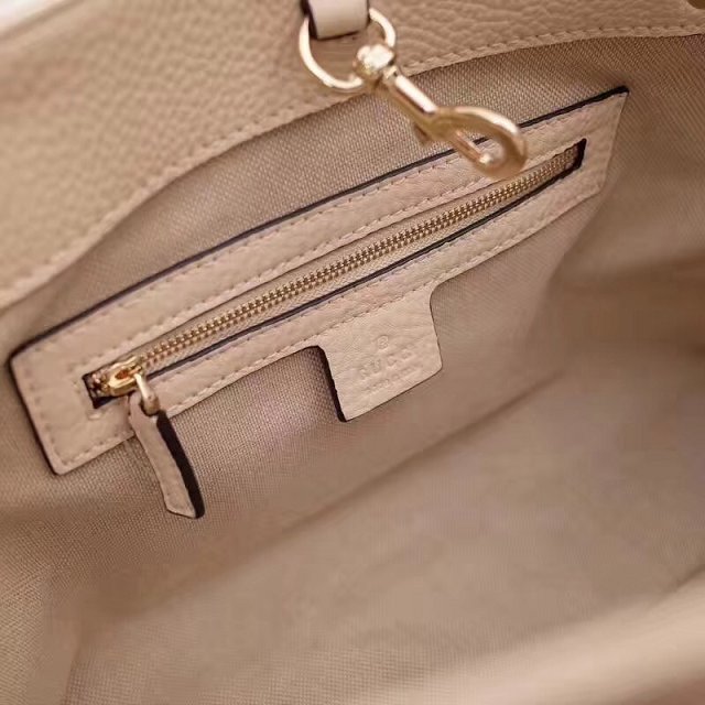 GG original calfskin leather tote bag 308982 white