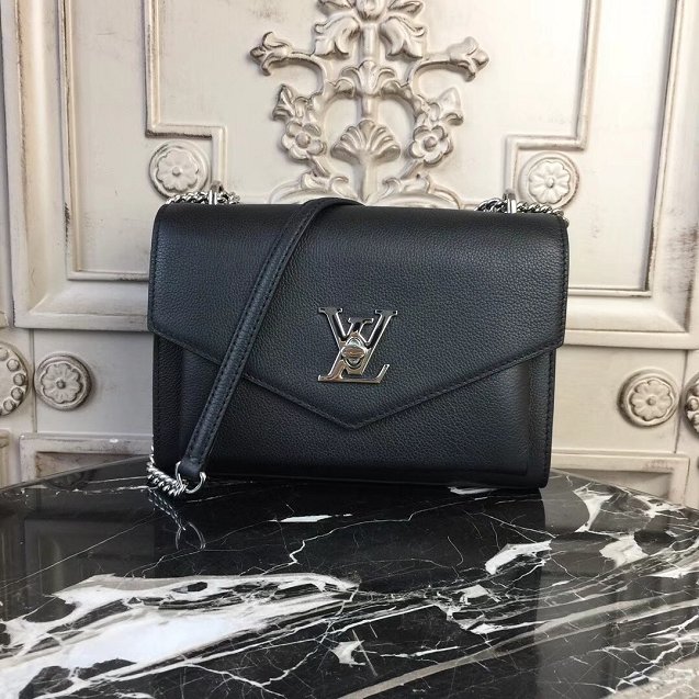 Louis vuitton original calfskin mylockme bb bag M51418 black