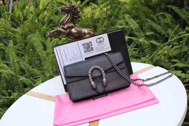 2018 GG original calfskin dionysus mini shoulder bag 476432 black