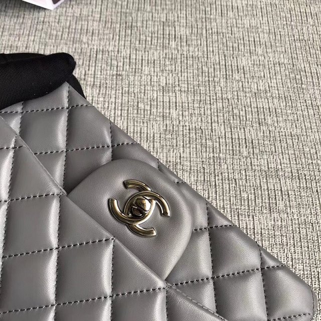 CC original lambskin mini flap bag A69900 gray