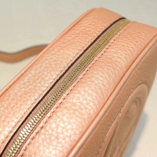 GG original calfskin leather shoulder bag 308364 apricot