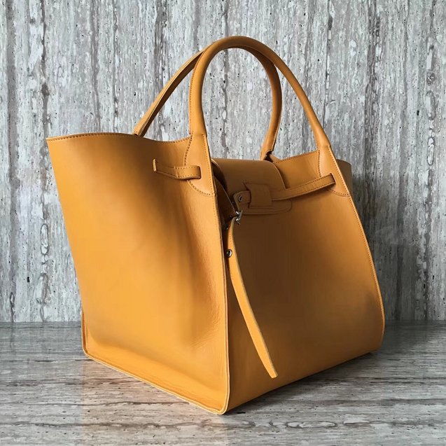 2018 celine original bare calfskin medium big bag 55426 yellow