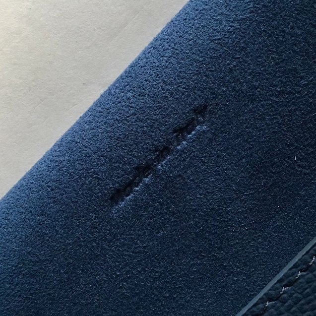 Celine original grained calfskin micro belt bag 189153   blue