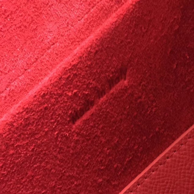 Celine original grained calfskin micro belt bag 189153 red