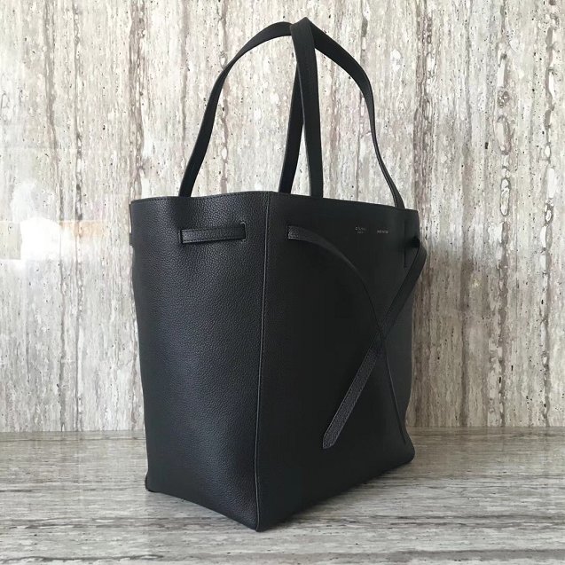 2018 celine original calfskin cabas phantom bag 2208 black