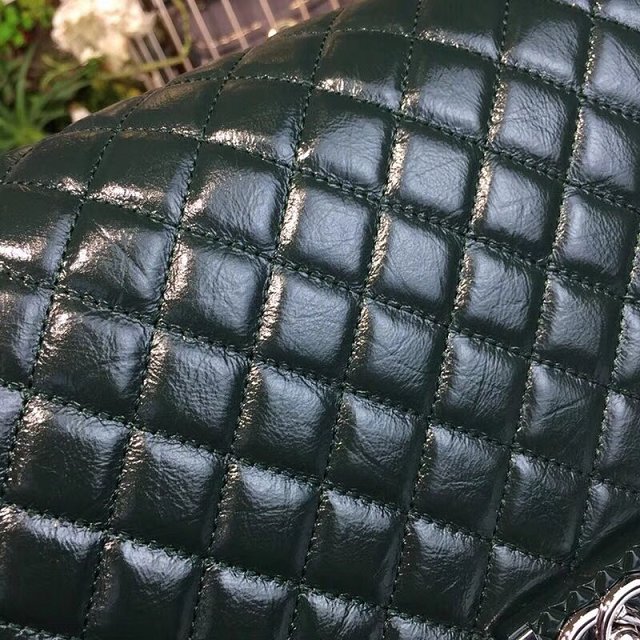 CC original patent leather medium le boy bag 67086 green