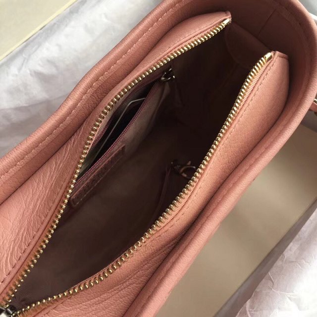 CC original aged calfskin gabrielle small hobo bag A91810 pink