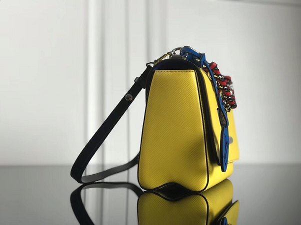 2019 louis vuitton original epi leather twist mm M52503 yellow