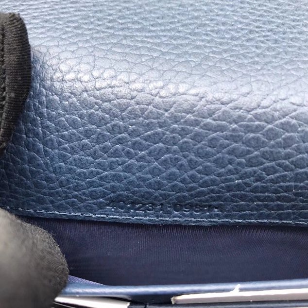 GG original calfskin dionysus mini chain bag 401231 blue