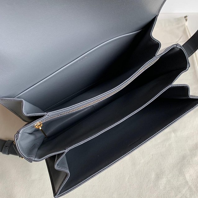 2019 Celine original calfskin large triomphe bag 187353 grey