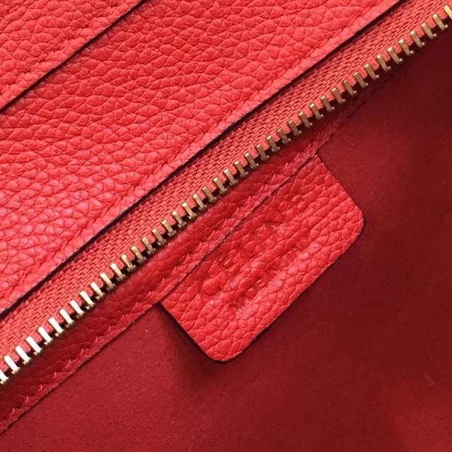 Celine original grained calfskin nano luggage bag 189243 red