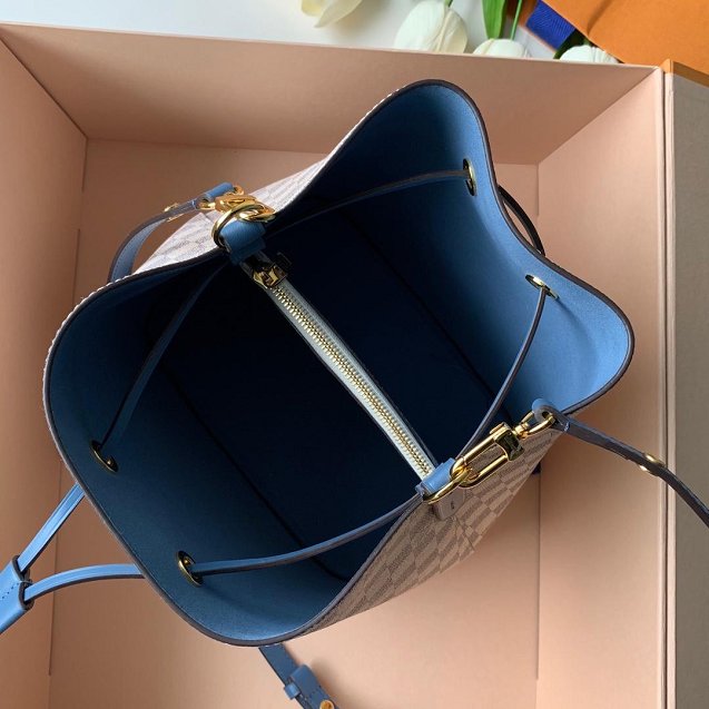 2018 louis vuitton original damier azur neonoe bag n43569 blue