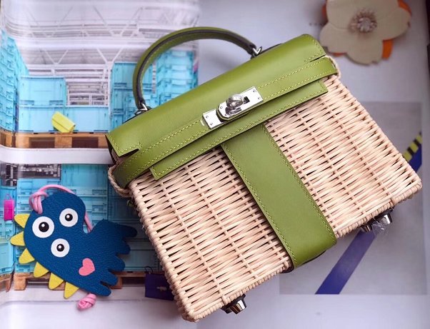 Hermes original picnic kelly 35 bag H50003 green