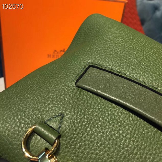 Hermes togo leather kelly 2424 bag H03699 khaki