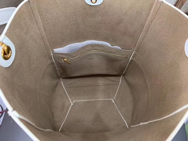 2018 celine original calfskin sangle medium bucket bag 77427 white