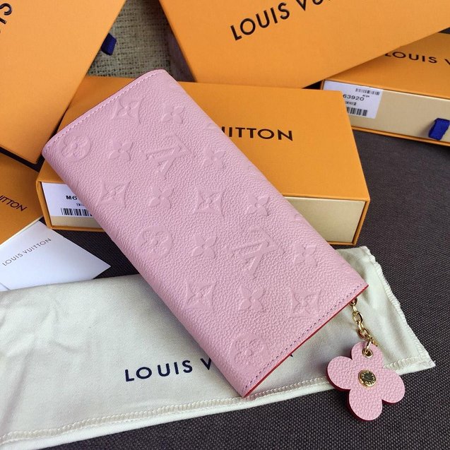 Louis vuitton monogram empreinte wallet M64162 pink