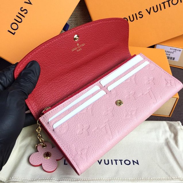 Louis vuitton monogram empreinte wallet M64162 pink