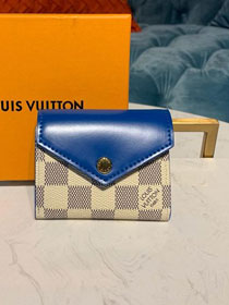 Louis vuitton monogram zoe wallet N60219 blue