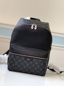 Louis vuitton original taiga leather discovery backpack M30230 black