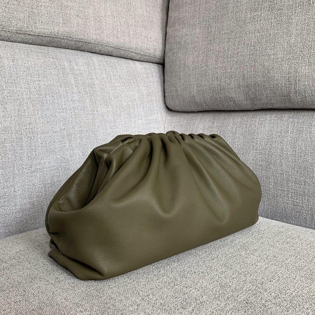 2019 BV original calfskin large pouch 576227 khaki
