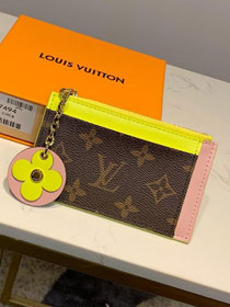 Louis vuitton monogram card holder M67494 yellow