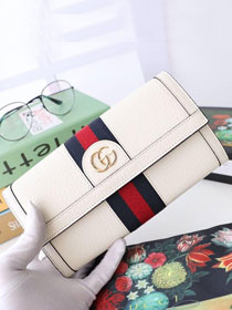 GG calfskin wallet 523153 white