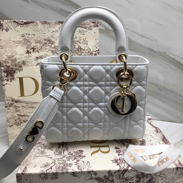 Dior original lambskin my ABCdior bag M0538 white