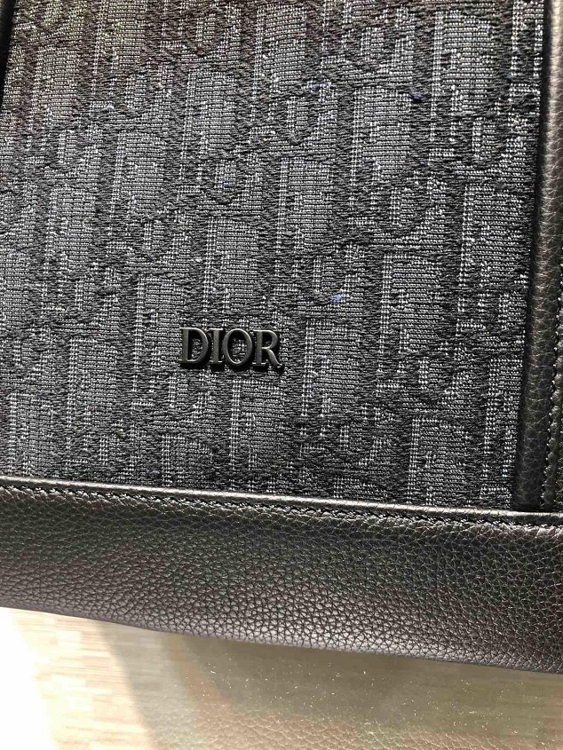 2019 Dior original canvas shopping bag 93304 black