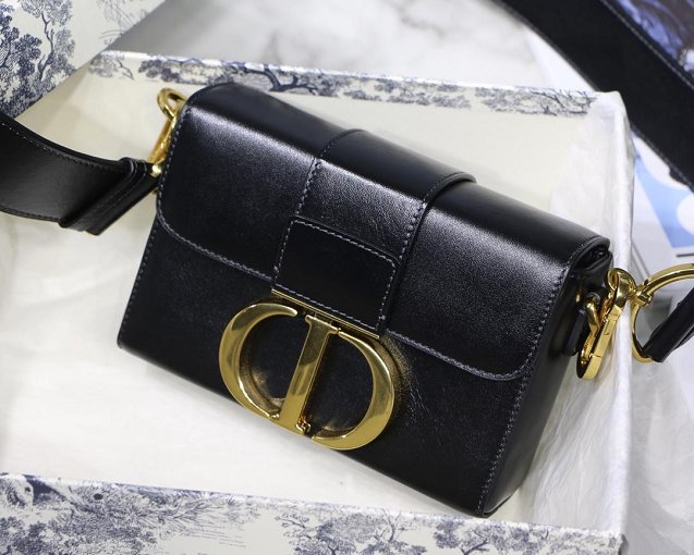 2019 Dior original lambskin 30 montaigne box bag M9204 black